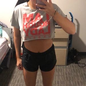 NEBBIA Cropped tee “I am rough lady”